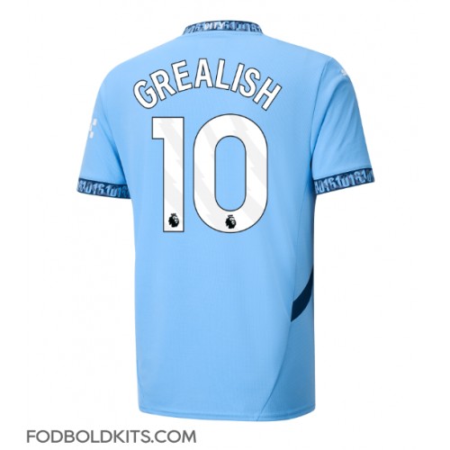 Manchester City Jack Grealish #10 Hjemmebanetrøje 2024-25 Kortærmet